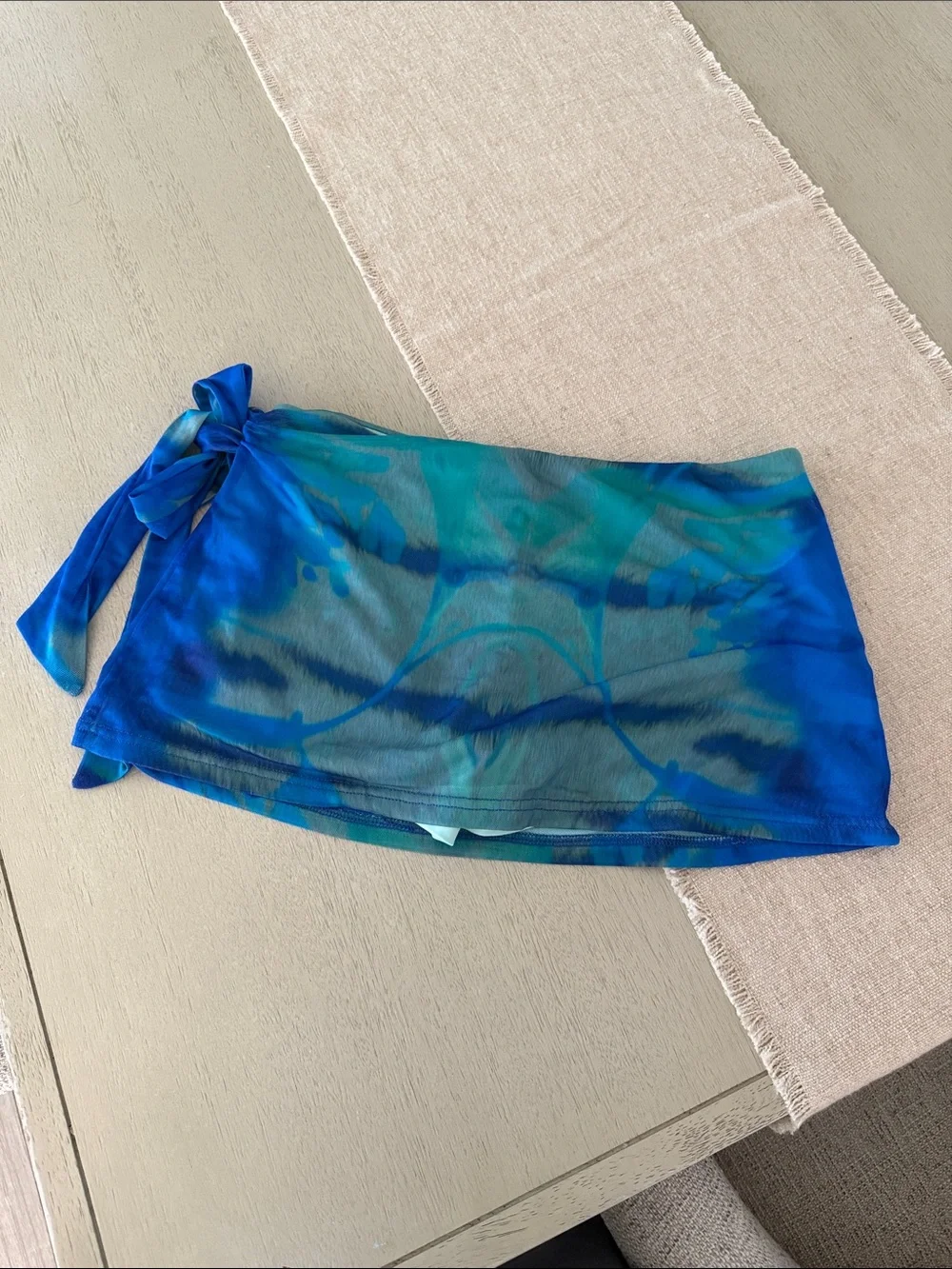 3 piece Tiger Mist Bikini and matching skort/sarong